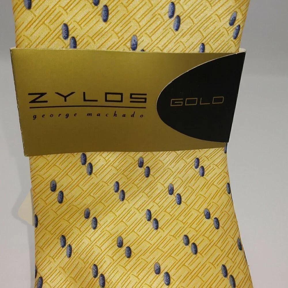 George Machado Zylos Gold Tie